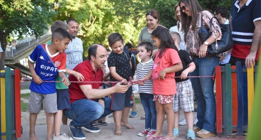Renovaron la Plaza de la Locomotora