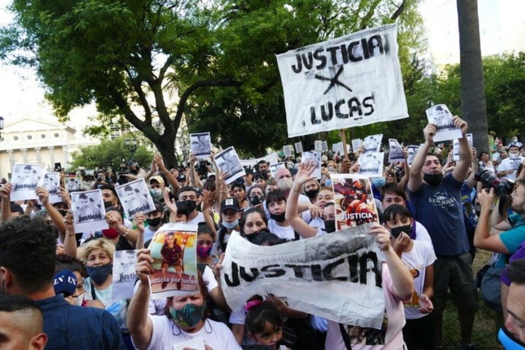 Crimen de Lucas González: masiva marcha para pedir justicia