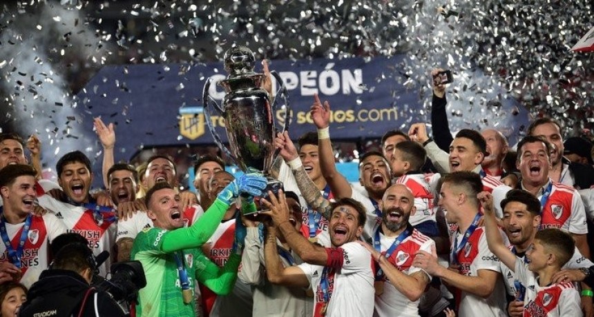 River campe&oacute;n de la Liga Profesional