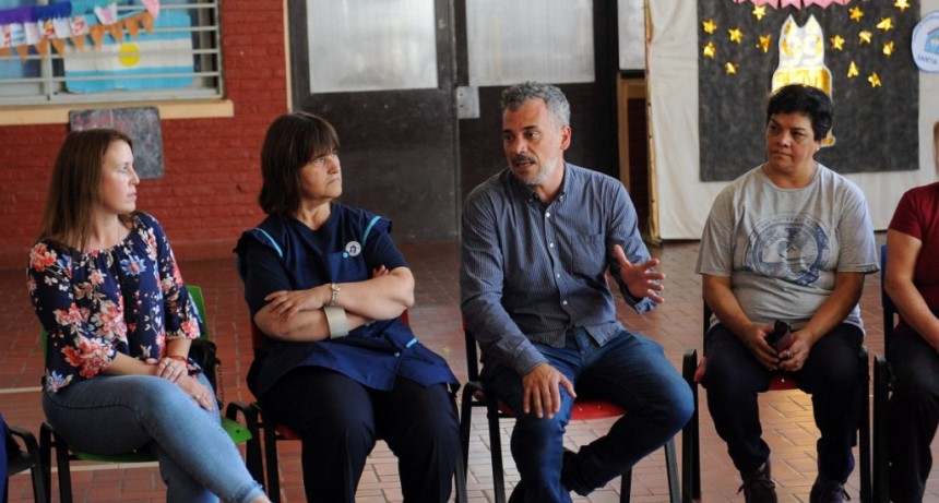 La Municipalidad present&oacute; las obras diagramadas para la escuela Ballarini