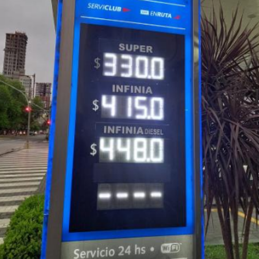Volvieron a aumentar el precios de los combustibles en Santa Fe