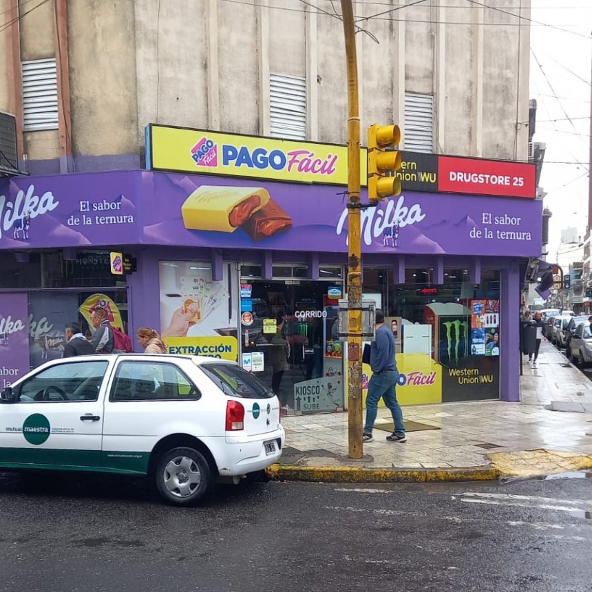 Violento asalto en un Pago F&aacute;cil del microcentro