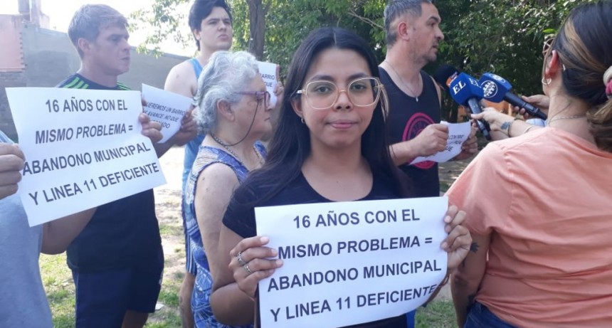 Barrio Punta Norte Vecinos reclaman que la l&iacute;nea 11 no cumple su recorrido