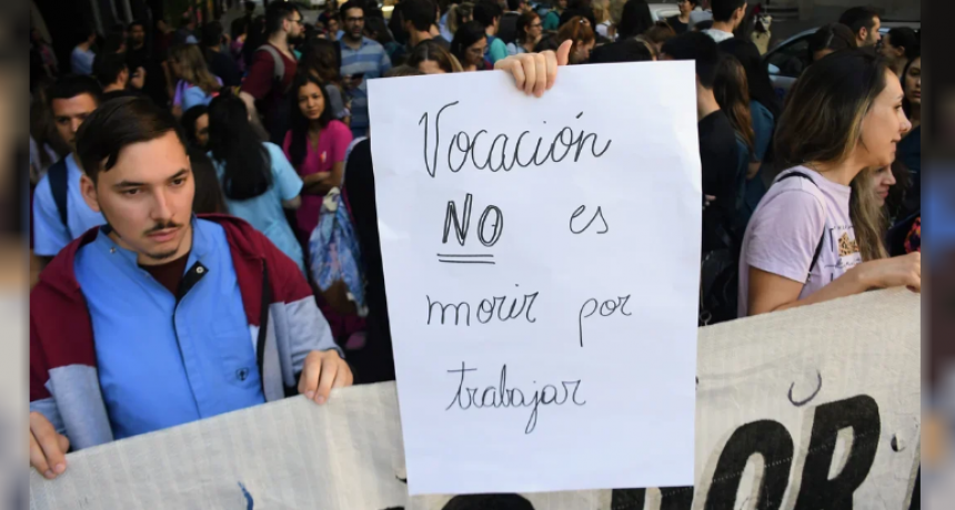 Los médicos santafesinos iniciaron un paro de 48 por en reclamo de seguridad