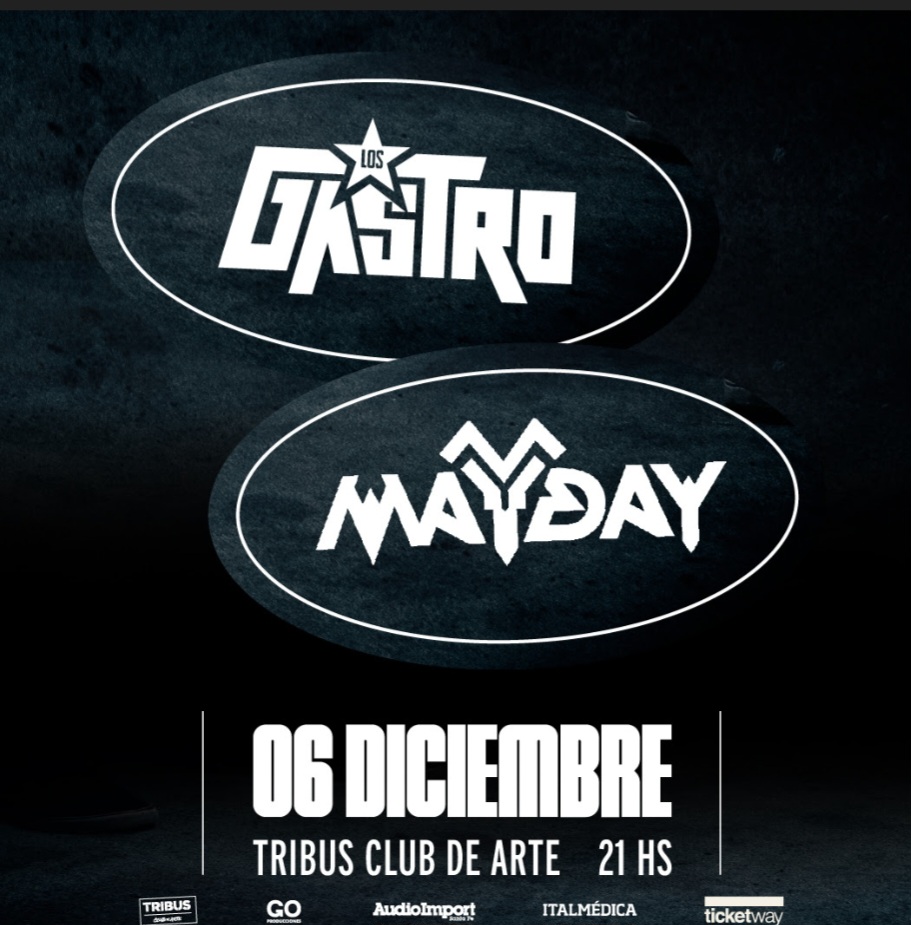 Gastro & Mayday despiden el año a en una noche a puro rock local 