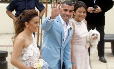 Entraron a robar en la casa de Tevez mientras se casaba en Uruguay
