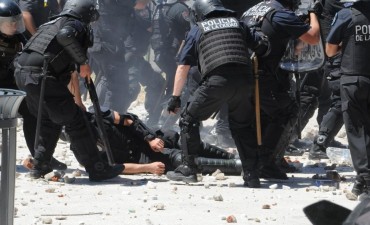 Se repiten los incidentes en las inmediaciones del Congreso
