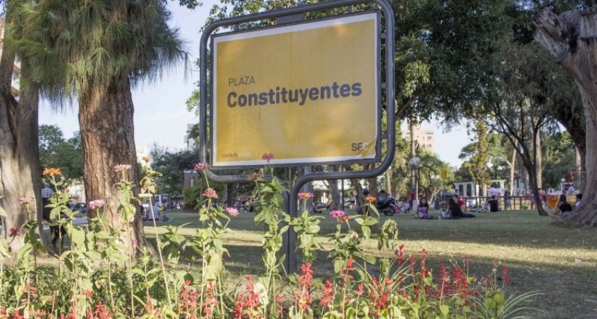 Inauguraron las obras de puesta en valor de la Plaza Constituyentes