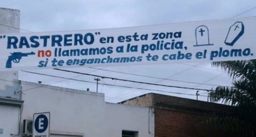 El mensaje de vecinos de barrio Los Hornos ante la inseguridad