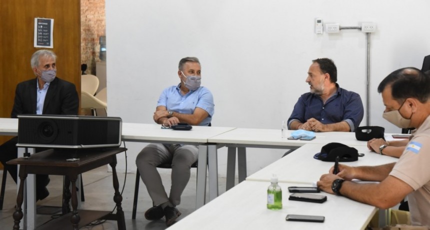 Reuni&oacute;n del ministerio de seguridad de la provincia con supermercadistas y fuerzas federales