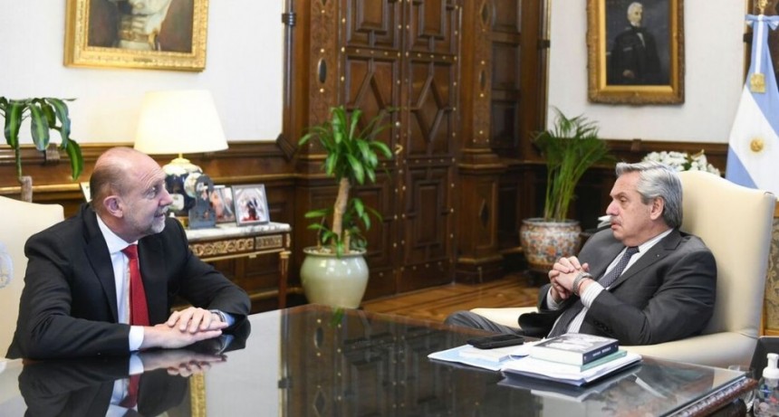 Alberto Fern&aacute;ndez se reuni&oacute; con Perotti y Quintela