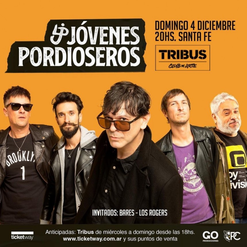 En una noche a puro rocanrol, J&oacute;venes Pordioseros vuelve a Santa Fe