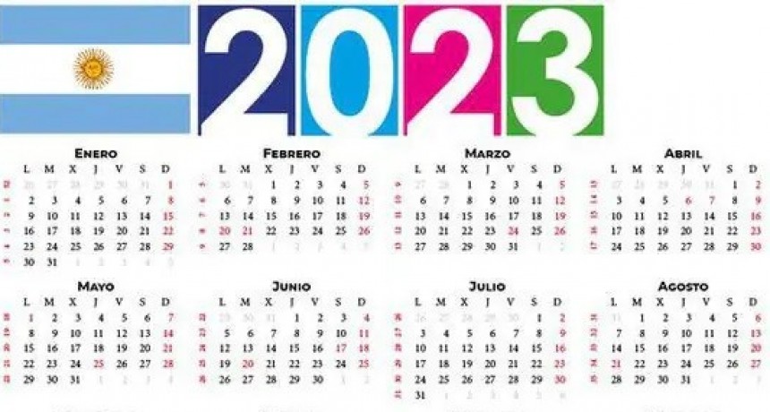 Esta es la lista de feriados y fines de semana largos para 2023 en Argentina 
