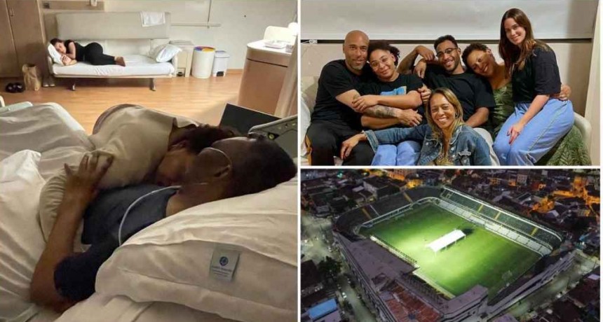 Pelé será velado el lunes durante 24 horas en la cancha de Santos