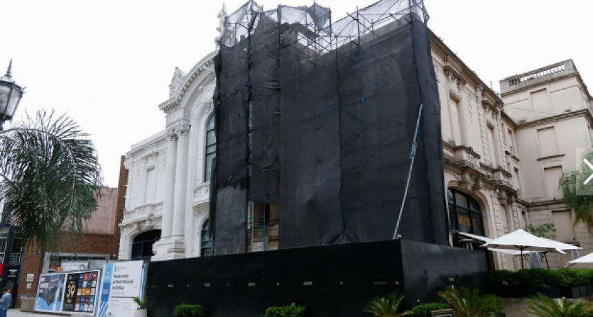 Restauraci&oacute;n del Teatro Municipal: las obras ya tiene un 60% de avance