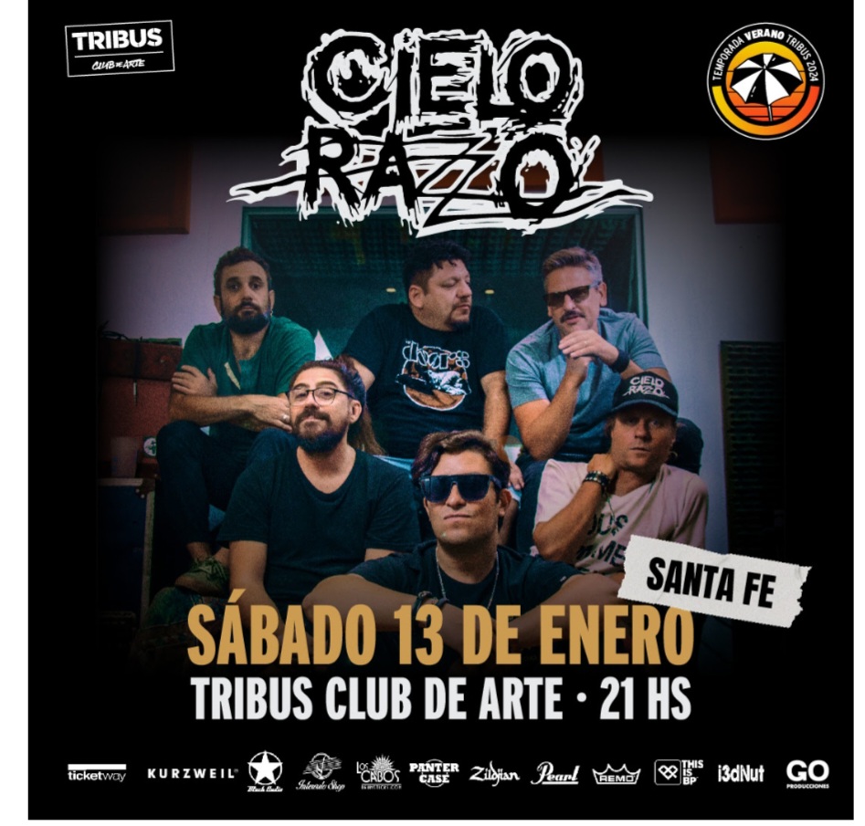 Verano en Tribus: Cielo Razzo vuelve a Santa Fe para adelantar su nuevo disco y repasar los cl&aacute;sicos de siempre