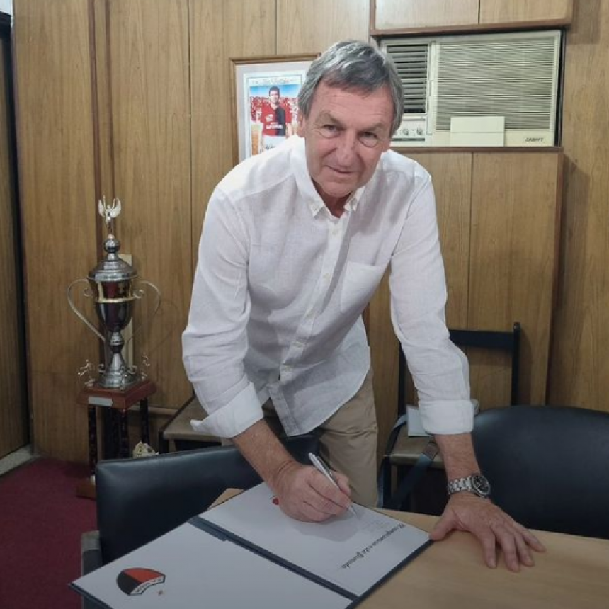 Traspaso oficial: Godano asumi&oacute; como presidente de Col&oacute;n y Delfino como t&eacute;cnico