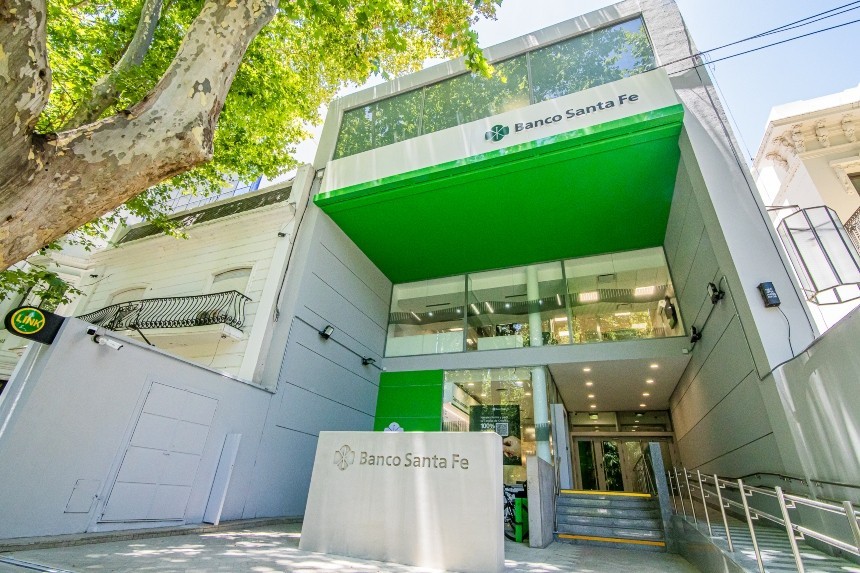 Banco Santa Fe inaugur&oacute; una sucursal sobre el Boulevard Oro&ntilde;o de Rosario con un enfoque innovador y tecnol&oacute;gico