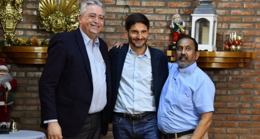Pullaro dio un mensaje de fin de a&ntilde;o junto al padre Ignacio y el pastor Jos&eacute; Luis Urso