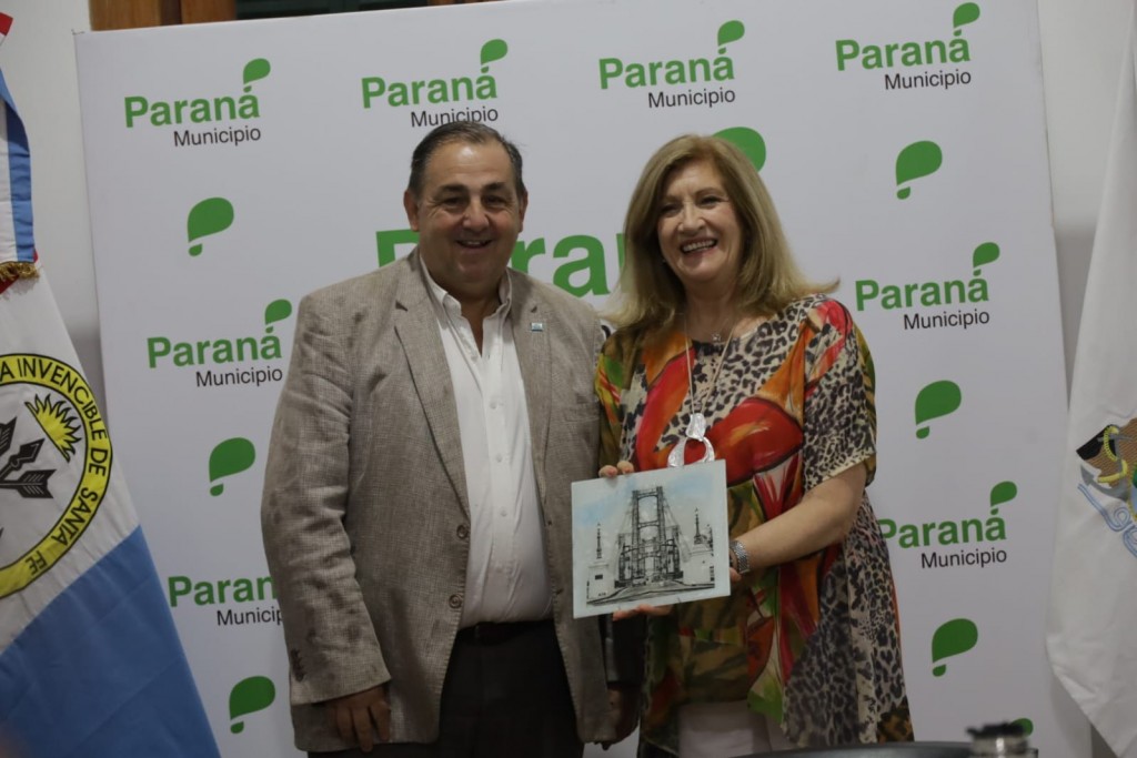 Poletti se reunió con la intendenta de Paraná para trabajar en una agenda en común 